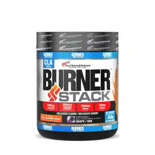 Quemador De Grasa Burner Stack 60 Servicios Sabor Uva