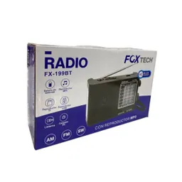 Radio Am/fm/usb Bluetooth Marca Fox Tech Fx-199bt