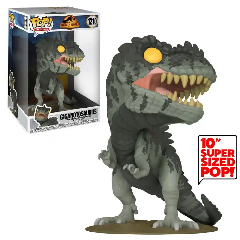 Nuevo Funko Jurassic Park Giganotosaurus 10 Inch Chase