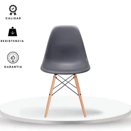 Ekonomodo Silla Eames Adult Gris