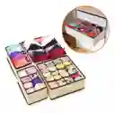 Set Organizador De Ropa Cajas 4 En 1 Divisiones Cajones