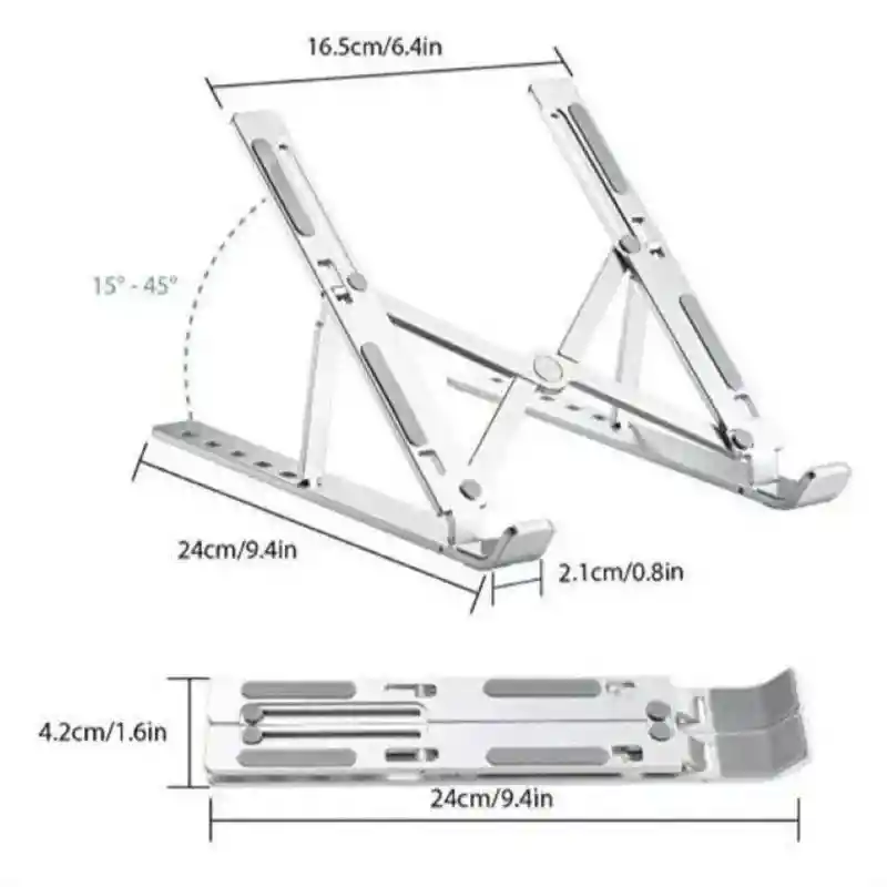 Base Soporte Plegable En Aluminio Para Portátil