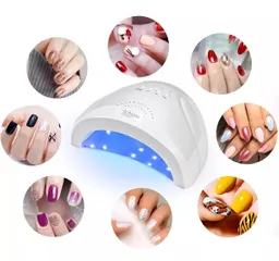 Lampara Secadora De Uñas Uv Led Gel Profesional 48w Sun One