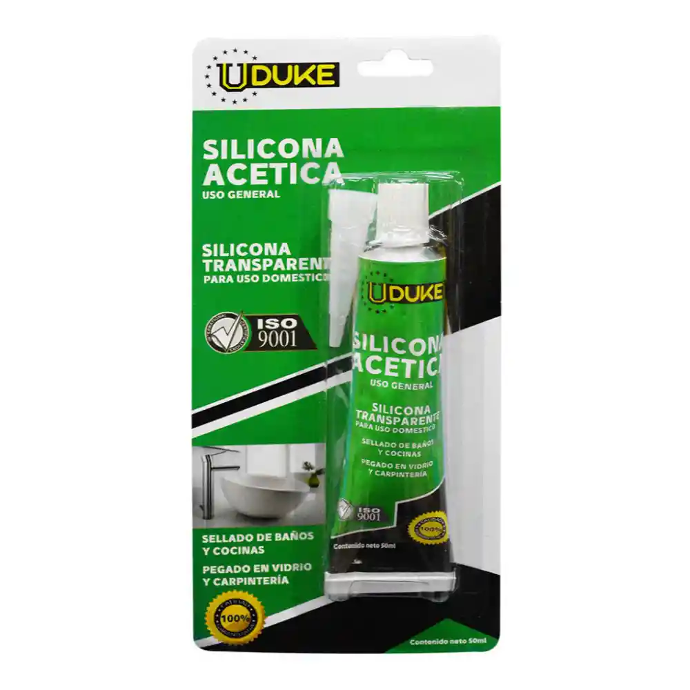 Silicona Manual Transparente 50 Ml Multimarca