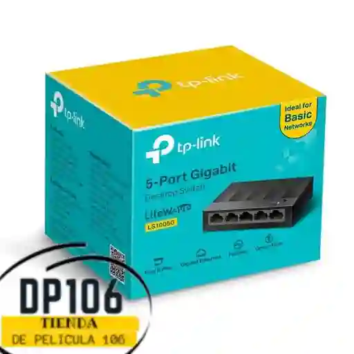 Switch Internet 5 Puertos 10/100/1000 Mbps