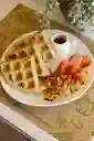 Waffles De Avena Con Fruta