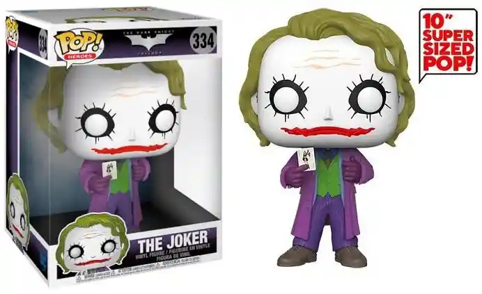 Funko Pop The Dark Knight The Joker 10 Inch Jumbo # 334