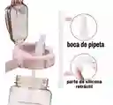 Botella De Agua Motivacional Con Funda Protectora Y Lazo