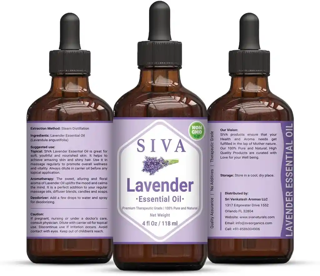 Aceite Esencial De Lavanda Bio Lavendelol Con Gotero 120ml