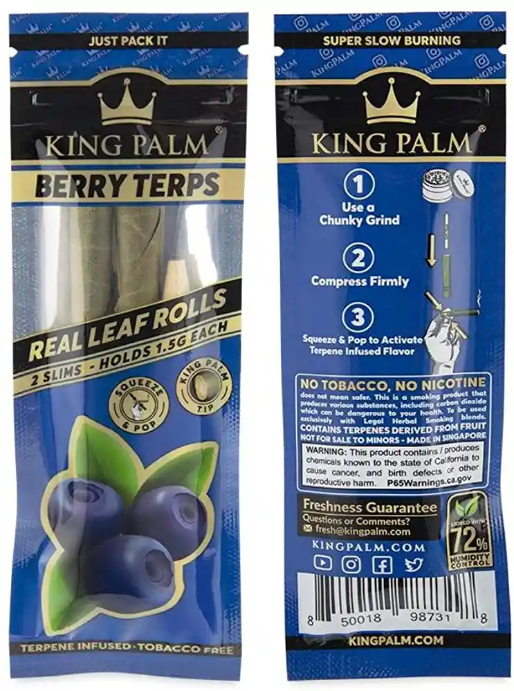 Cueros De Palma King Palm (blueberry)