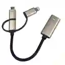 Otg De Usb Para Iphone, Micro Y Tipo C