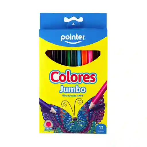 Caja De Colores Lápices Gruesos Para Niños 12 Unidades 4mm