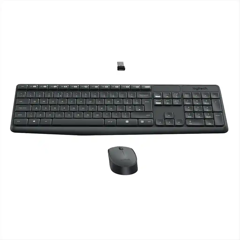 Combo Teclado Multimedia Y Mouse Inalámbricos Logitech Mk235