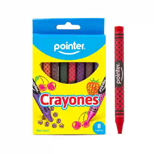 Primeras Crayolas Para Niños 8 Unidades Crayones Colegio