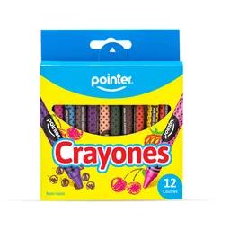 Primeras Crayolas Para Niños 12 Unidades Crayones Colegio