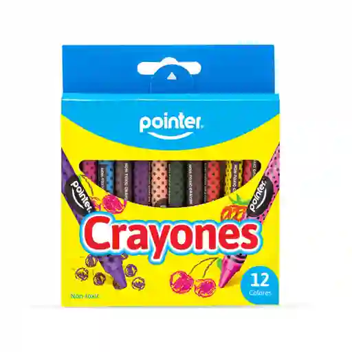 Primeras Crayolas Para Niños 12 Unidades Crayones Colegio