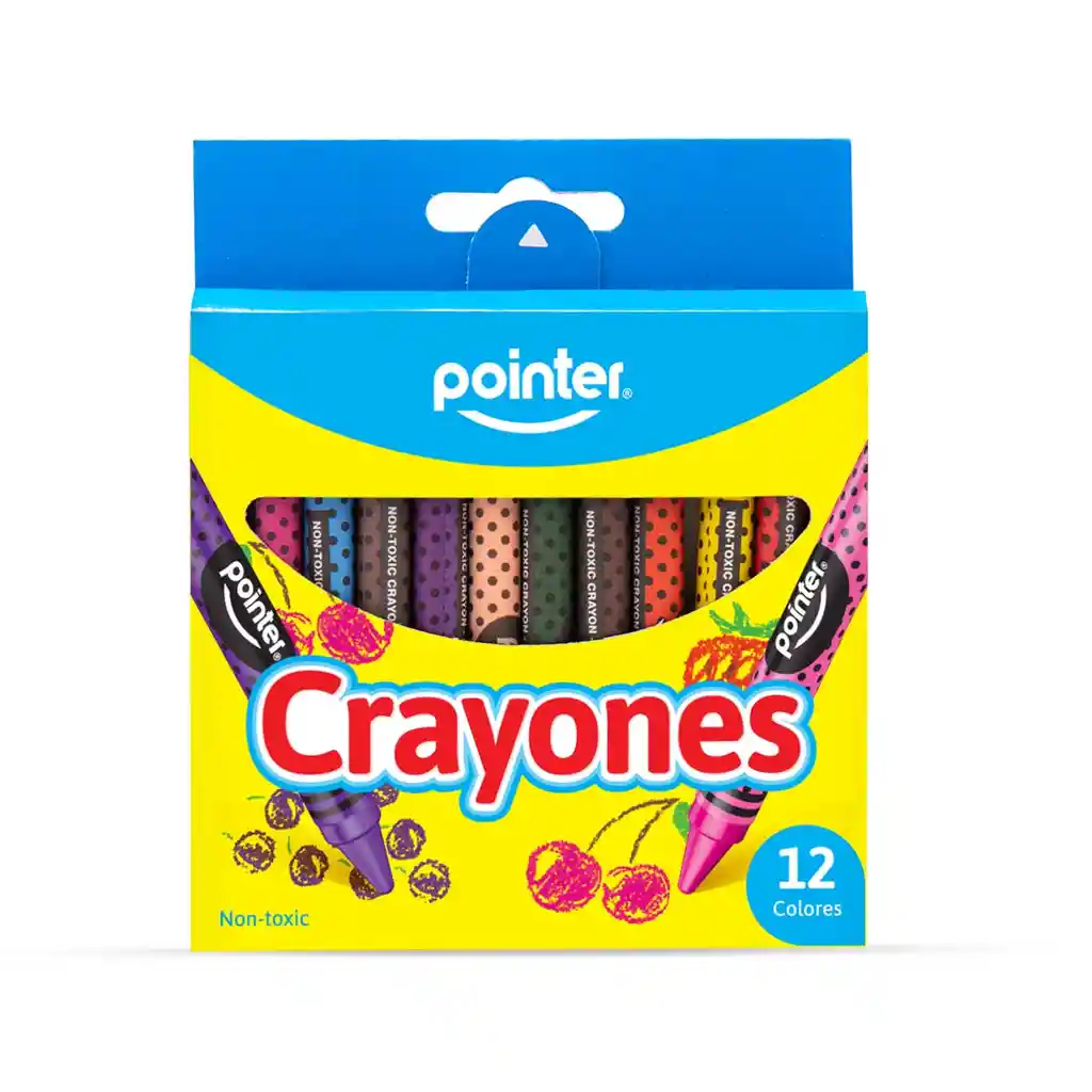 Primeras Crayolas Para Niños 12 Unidades Crayones Colegio