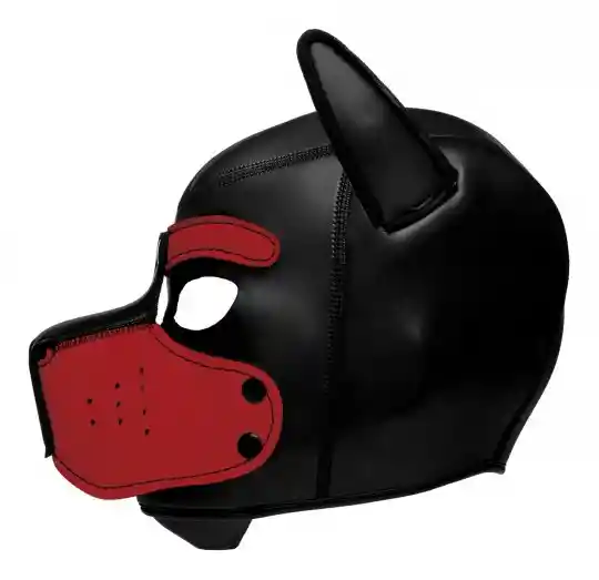 Mascara Dog Puppy Hood Rojo