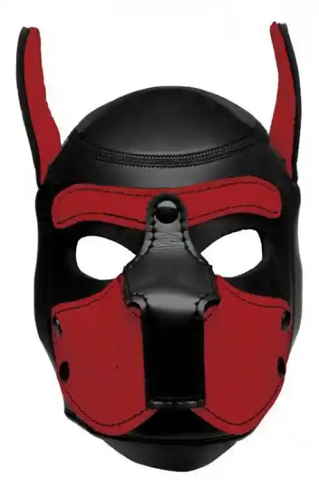 Mascara Dog Puppy Hood Rojo