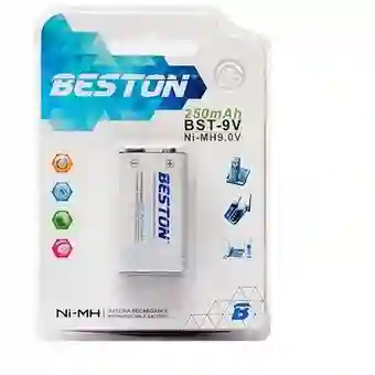 Beston Bst-9v Batería/pila 9v Recargable 250mah Blanco