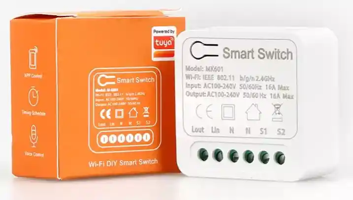 Siaut By Tuya Mini Smart Switch 16a Blanco