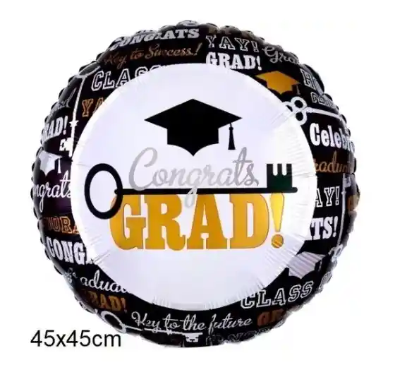 Decoracion Globos Bouquet Grado Graduación 5 Piezas