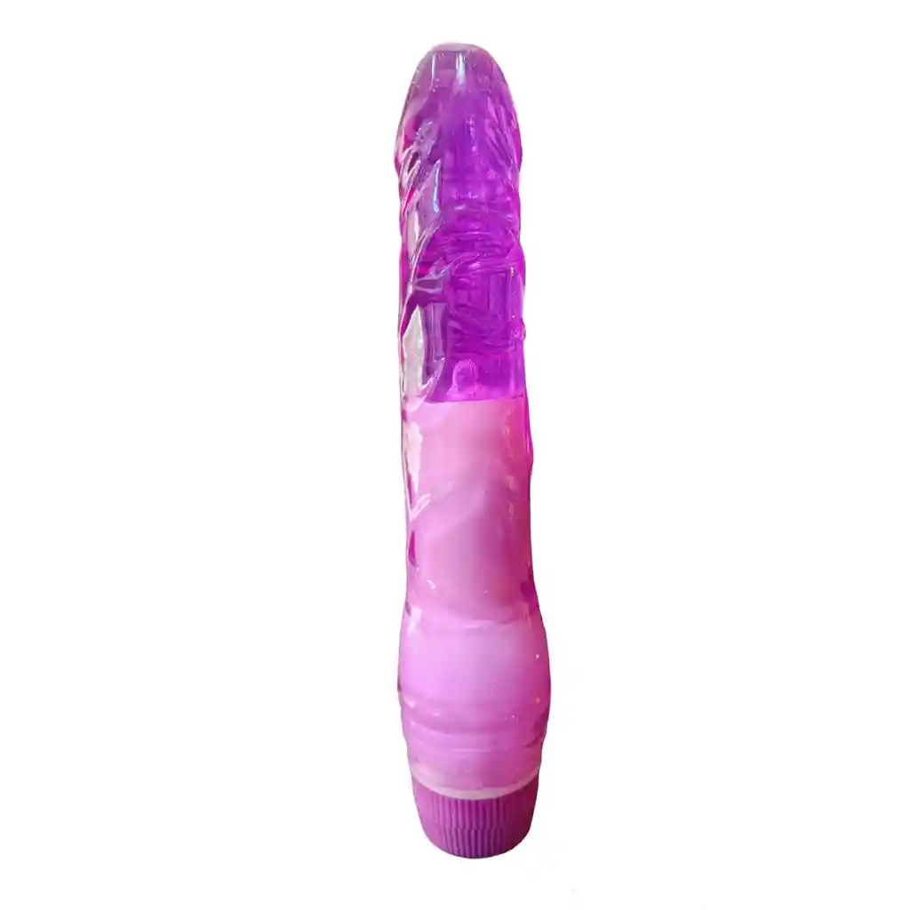 Vibrador Fantasy Luz Morado Flexible