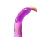 Vibrador Fantasy Luz Morado Flexible