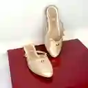 Calzado Casual Baleta Dama Zapato Mujer Karla Chacon Alison Dorado 39