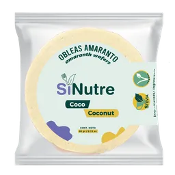 Obleas De Amaranto Coco- Sinutre 60g