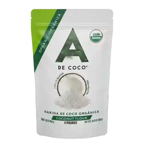 Harina De Coco Orgánica - A De Coco 300g