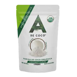 Harina De Coco Orgánica - A De Coco 300g