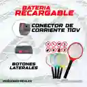 Raqueta Recargable Mata Moscos