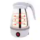 Hervidora Jarra Eléctrica Portátil Plegable Para Viajes Rosado