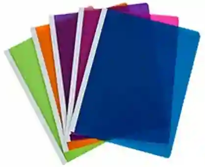 Carpeta Bisel Plastica De Lomo Corredizo Tamaño Carta