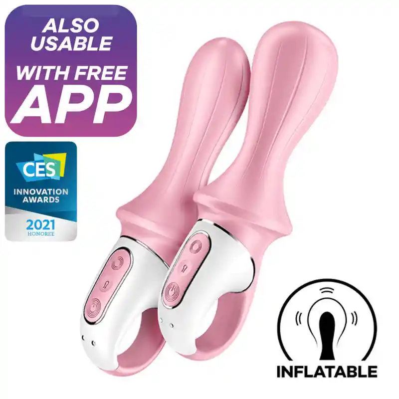 Vibrador Air Pump Booty 5+ App Interactivo Anal Satisfyer