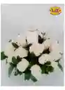 Arreglo Floral Con Cirio Condolencia