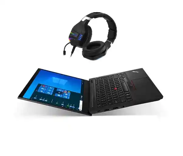 Oferta Portatil Lenovo Thinkpad E14 Ryzen 5 5500u 512gb Ssd 16gb Ram + Audífonos + Funda + Mouse