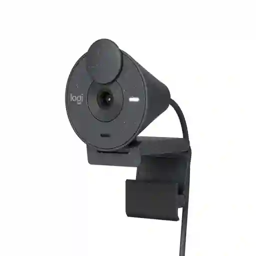 Webcam Logitech Brio 300 Full Hd 1080p, Rightlight 2, Negro