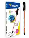 Esfero Marfil Punta Fina 0.7mm Semi-gel Color Negro