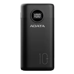 Power Bank 10000mah Multi Carga Rápida Usb-c Adata P10000qcd Negro