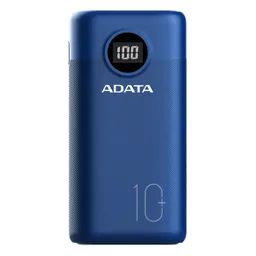 Power Bank 10000mah Multi Carga Rápida Usb-c Adata P10000qcd Azul