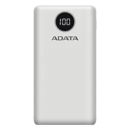 Power Bank 20000mah Carga Rápida Qc/pd Adata P20000qcd Blanco