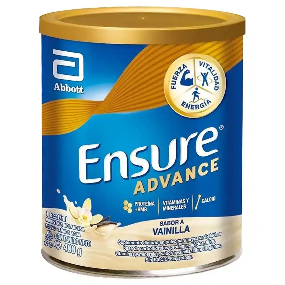 Ensure Advance |vainilla | 400gr | Polvo | Oral | Abbott