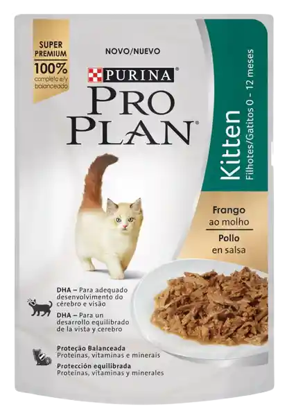 Pro Plan Wet Kitten Pollo En Salsa 85 Gr