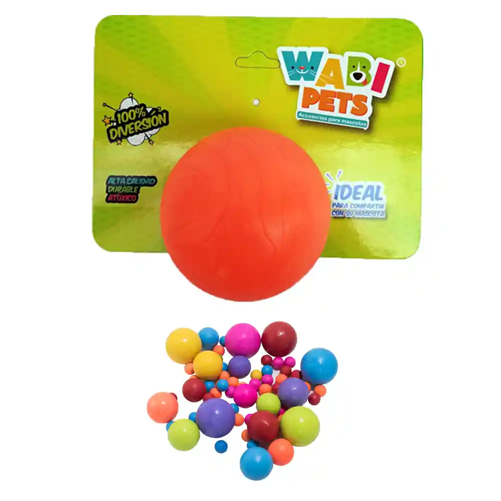 Juguete Wabi Pets Pelota Lisa Grande