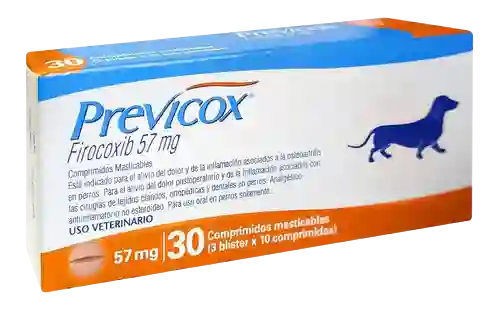 Previcox 57 Mg 30 Tabletas