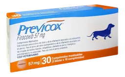 Previcox 57 Mg 30 Tabletas
