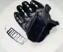 Guantes Para Moto Motociclista En Cuero Tipo Relojero Unisex Reflectivos