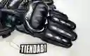 Guantes Para Moto Motociclista En Cuero Tipo Relojero Unisex Reflectivos